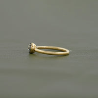 Old European Round Cut Solitaire Engagement Ring