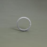 Micro Pave Diamond Eternity Band