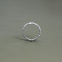 Micro Pave Diamond Eternity Band