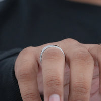 Pave Diamond Eternity Men's Wedding Band