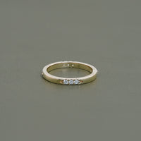 Round Cut Lab Diamond Distance Band