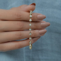 Round Cut Lab Grown Diamond Tennis Bracelet