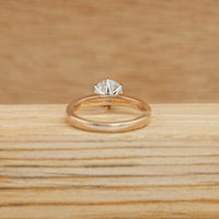 Old European Round Cut Solitaire Engagement Ring