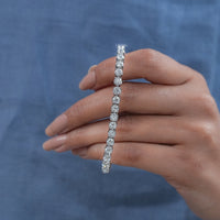4.00 MM Round Diamond Tennis Bracelet