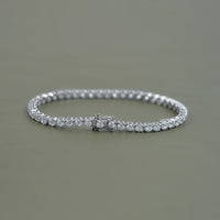 3.00 MM Round Lab Diamond Tennis Bracelet