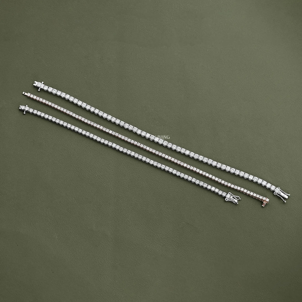 Prong Set Round Diamond Tennis Bracelet
