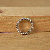 Round Cut Lab Diamond Wedding Band