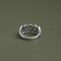 Hip Hop Lab Diamond Cuban Link Ring