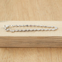 2.00 MM Round Moissanite Bezel Set Bracelet