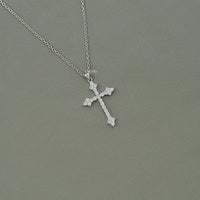 Round Cut Lab Grown Diamond Criss Cross Necklace