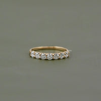 Round Diamond Seven Stone Wedding Ring