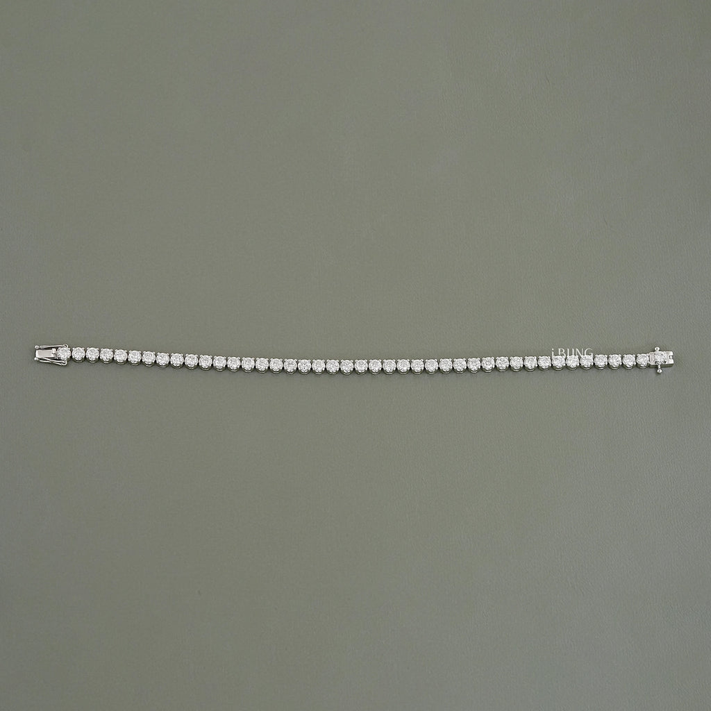 3.30 MM Round Lab Diamond Tennis Bracelet