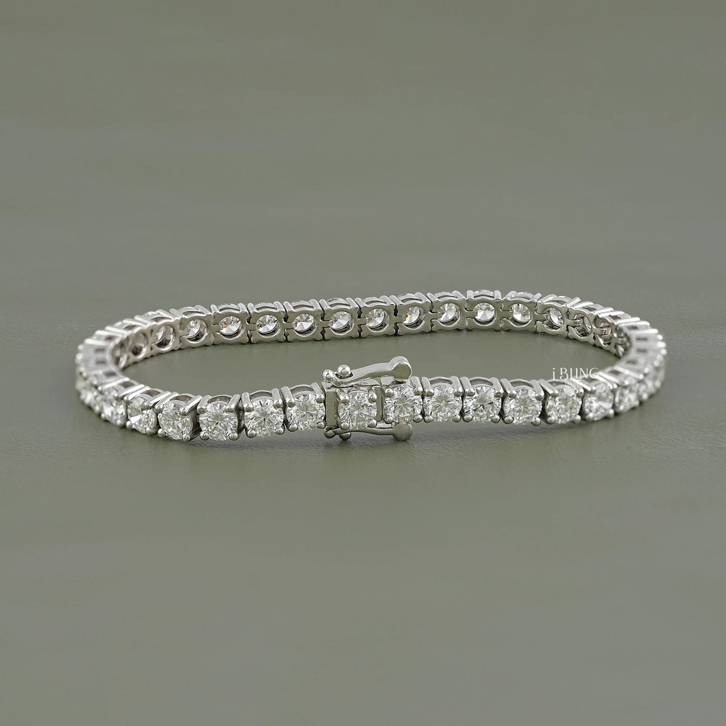 Round Cut Lab Diamond Tennis Bracelet