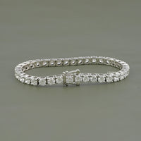 Round Cut Lab Diamond Tennis Bracelet