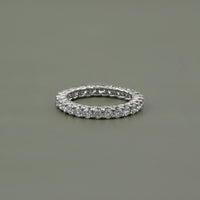 Round Lab Diamond Stackable Wedding Band