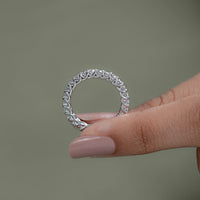 Round Lab Diamond Stackable Wedding Band