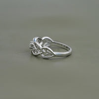 Round Cut Lab Grown Diamond Vintage Engagement Ring