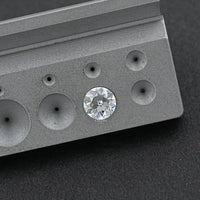 OEC Flower Pattern Round Cut Lab Grown Diamond