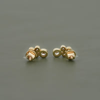 Round Cut Lab Diamond Bezel Set Stud Earrings