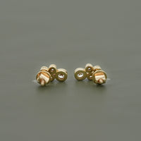 Round Cut Lab Diamond Bezel Set Stud Earrings