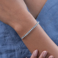 Round Lab Diamond Chain Bracelet