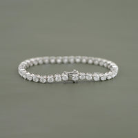 4.00 MM Round Diamond Tennis Bracelet