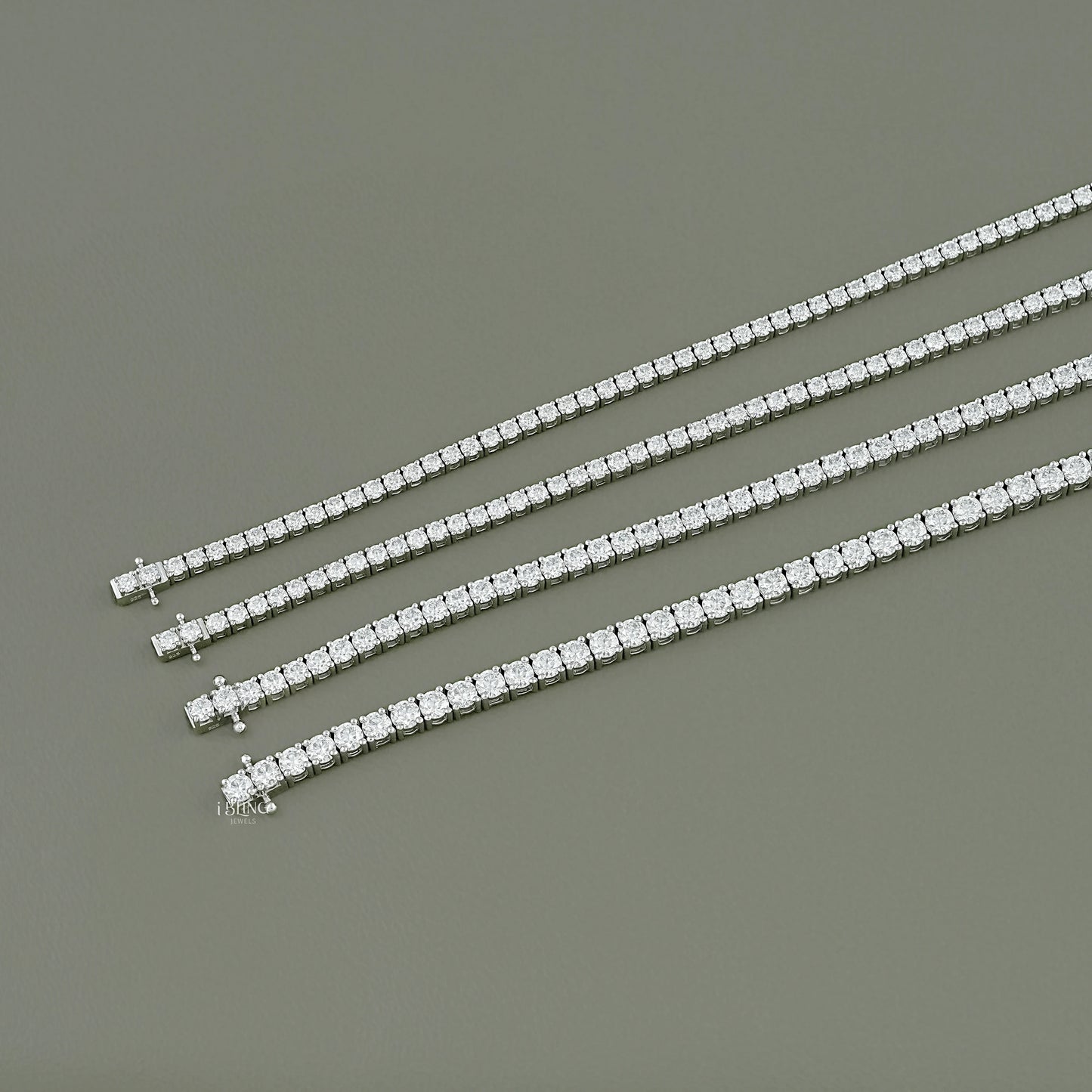 Round Moissanite Tennis Bracelet