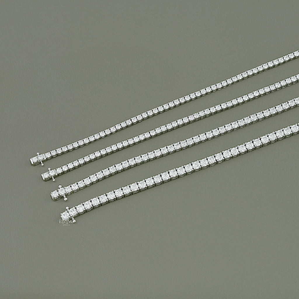 Round Moissanite Tennis Bracelet