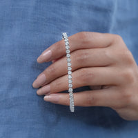 3.00 MM Round Lab Diamond Tennis Bracelet