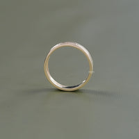 Round Lab Diamond Men's Wedding Band