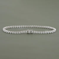 2.50 MM Round Lab Diamond Tennis Bracelet