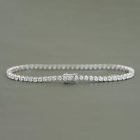 2.30 MM Round Lab Diamond Tennis Bracelet