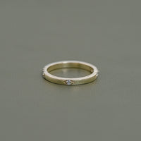 Round Cut Lab Diamond Distance Band