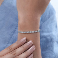 Round Lab Diamond Chain Bracelet