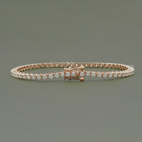 2.30 MM Round Lab Diamond Tennis Bracelet