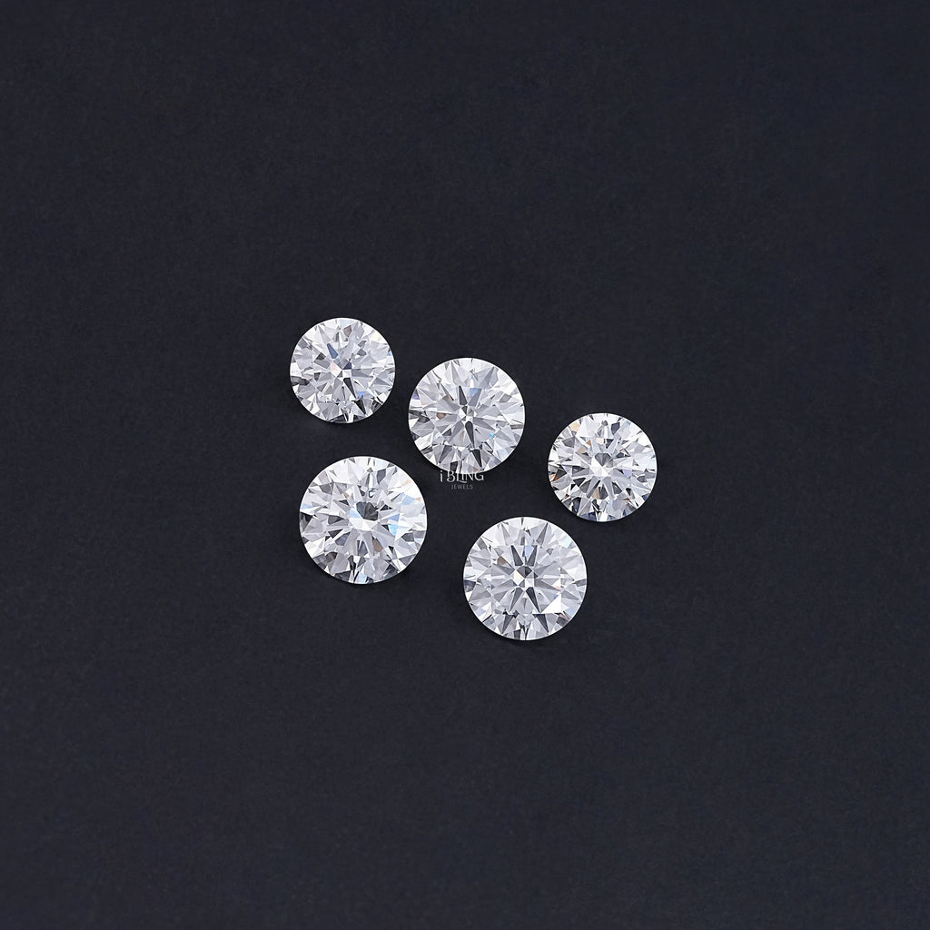 Round Cut Lab Grown Loose Diamond