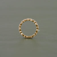 Marquise & Round Lab Grown Diamond Wedding Band