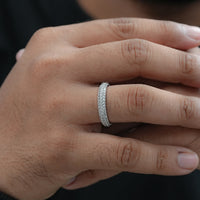 Micro Pave Diamond Eternity Band