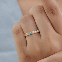 3.00 MM Round Cut Lab Diamond Wedding Band