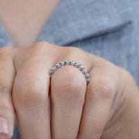 Round Lab Grown Diamond Stackable Wedding Band