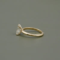 Radiant Cut Lab Diamond Solitaire Engagement Ring