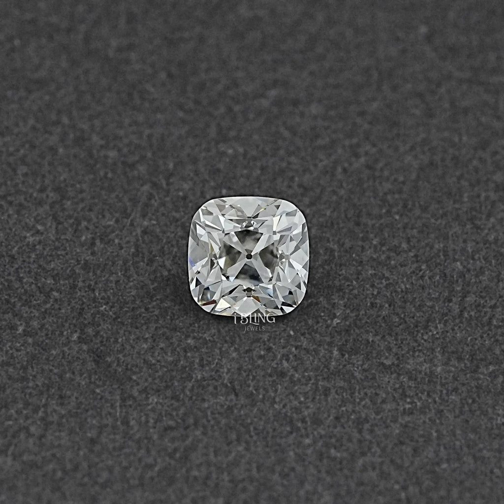 Old Mine Square Cushion Cut Lab Grown Diamond