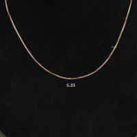 Yellow Gold Square Wheat Chain