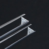 Step Cut Triangle Loose Lab Diamond Matching Pair