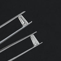 Tapered Baguette Cut CVD Diamond Matching Pair