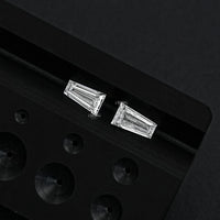 Tapered Baguette Cut CVD Diamond Matching Pair