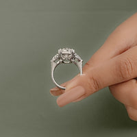 Oval And Heart Lab Grown Diamond Ring