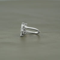Multi Shape Lab Diamond Three Stone Statement Ring