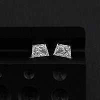 Brilliant Trapezoid Cut Lab Diamond Matching Pair