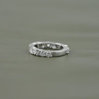 Trillion & Baguette Diamond Eternity Band